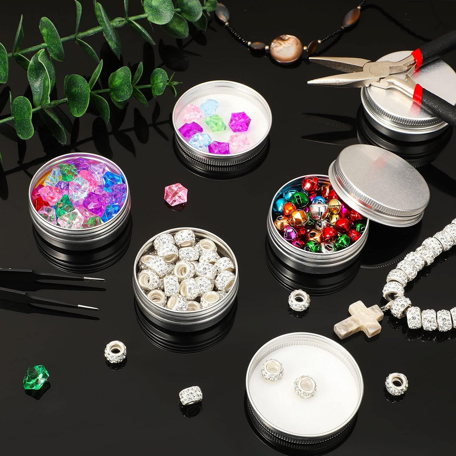 5-10pcs 5g - 100g Empty Alumin - Tin Container Lid avis et prix