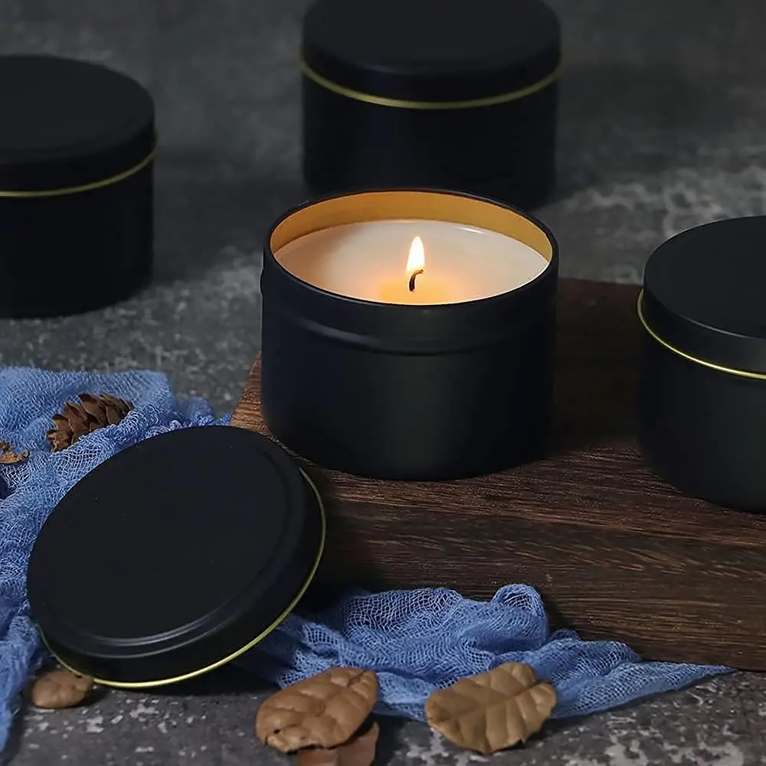 4oz/ 8oz Candle tins with lids - Tin Container Lid avis et prix