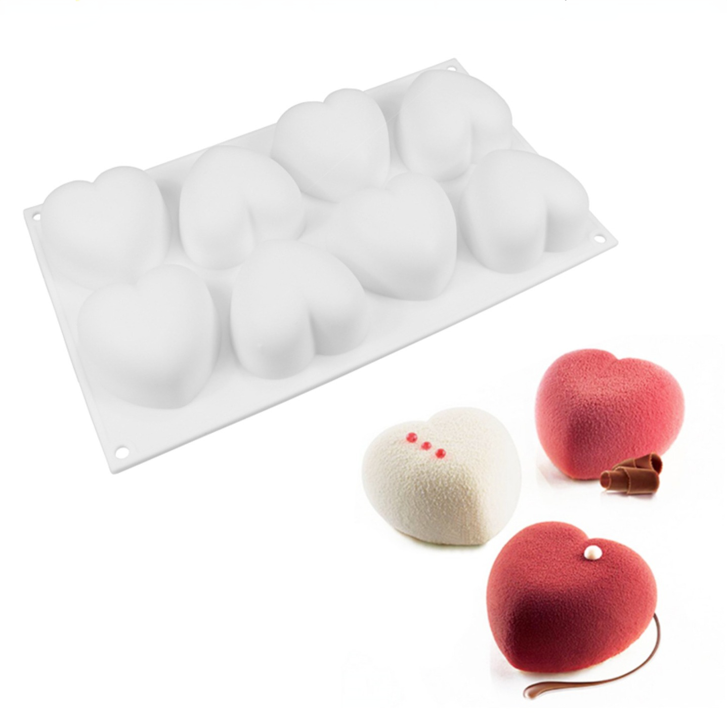 Love Heart Silicone Soap Mold  - Candle Making At Home avis et prix