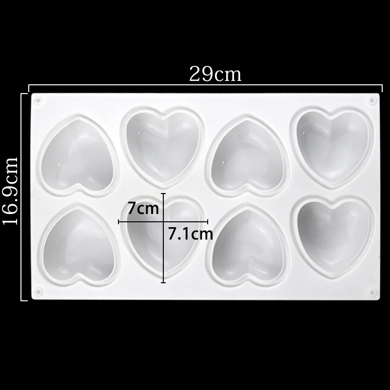 Love Heart Silicone Soap Mold  - Candle Making At Home avis et prix