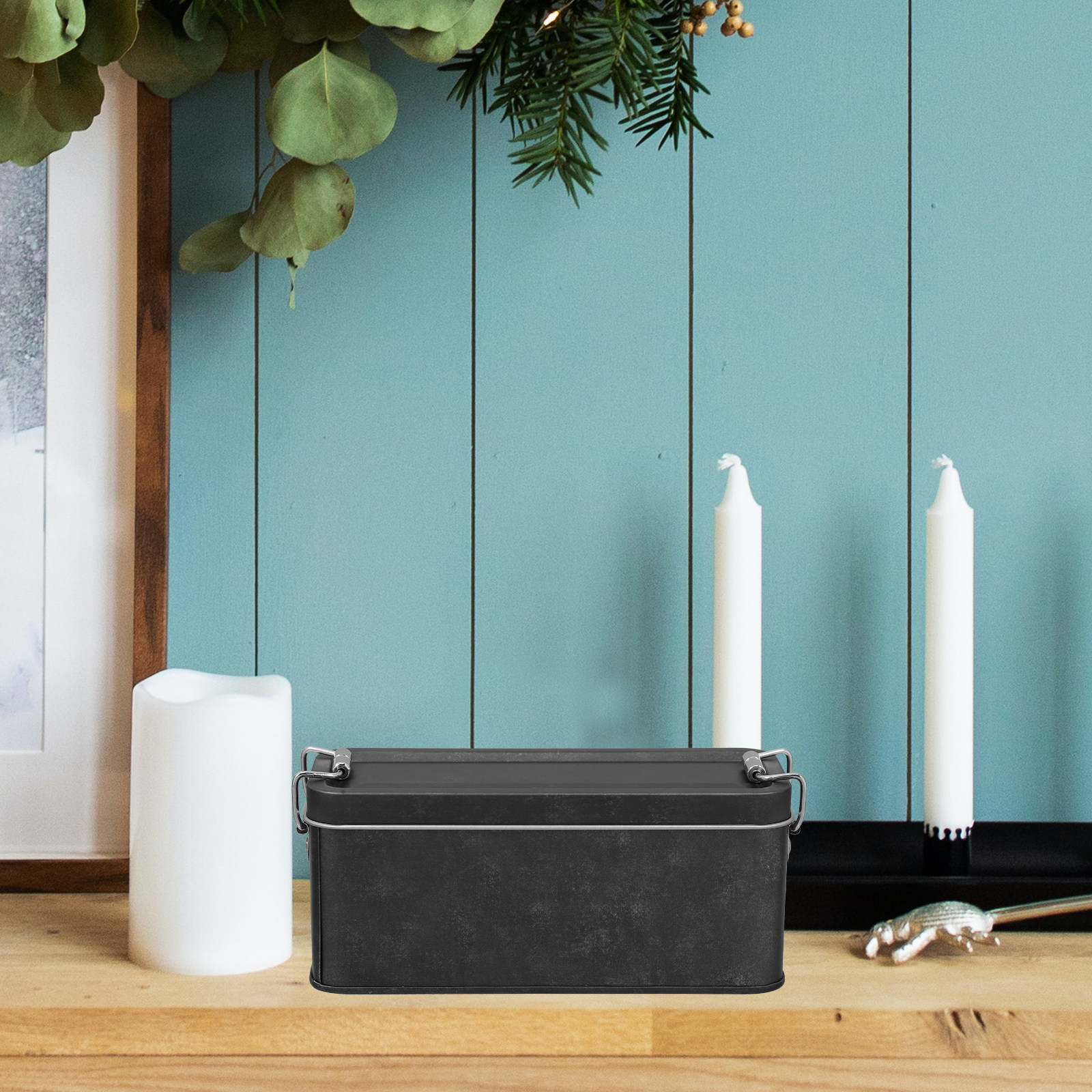 Premium Rectangular Tin Box wi - Tin Container Lid avis et prix