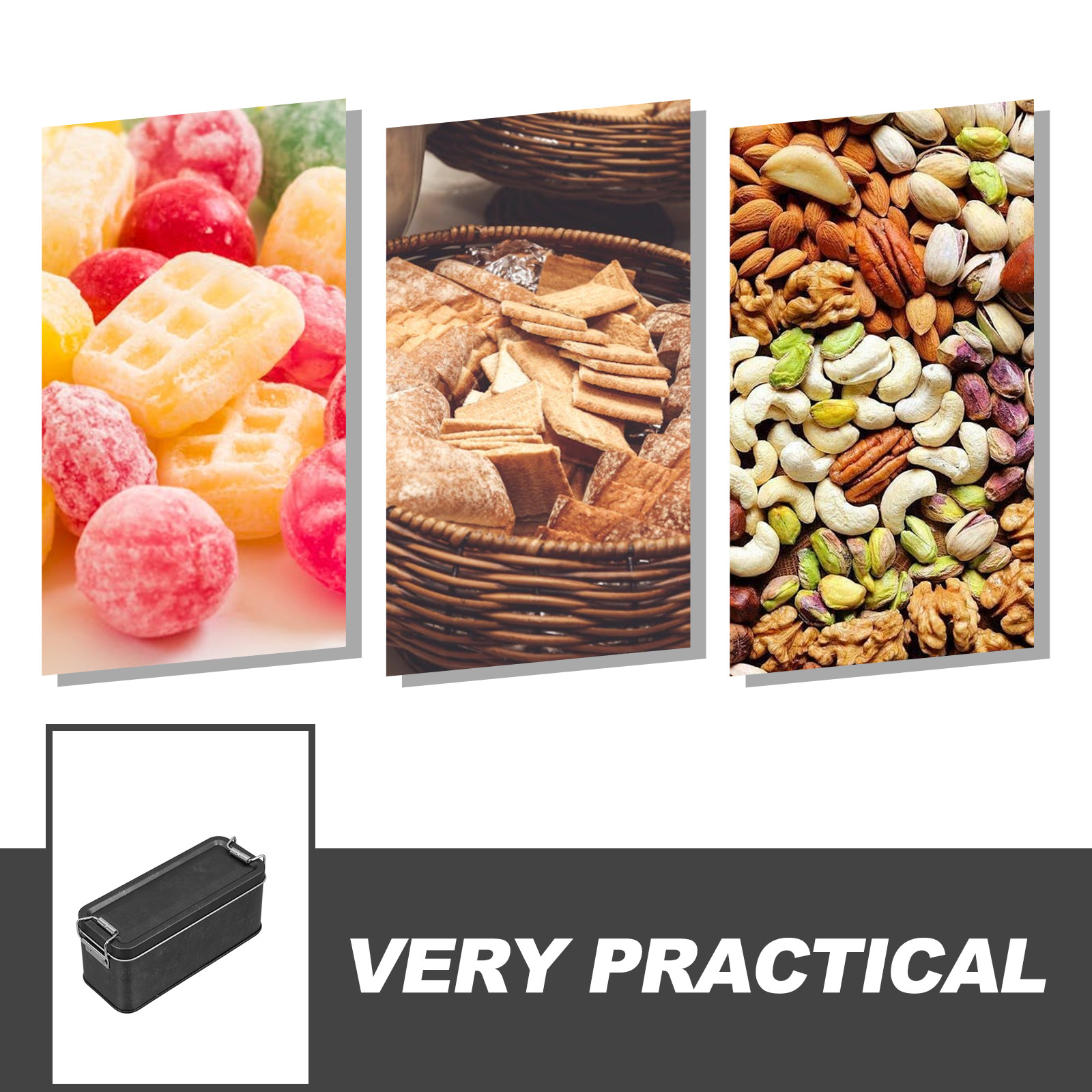 Premium Rectangular Tin Box wi - Tin Container Lid avis et prix