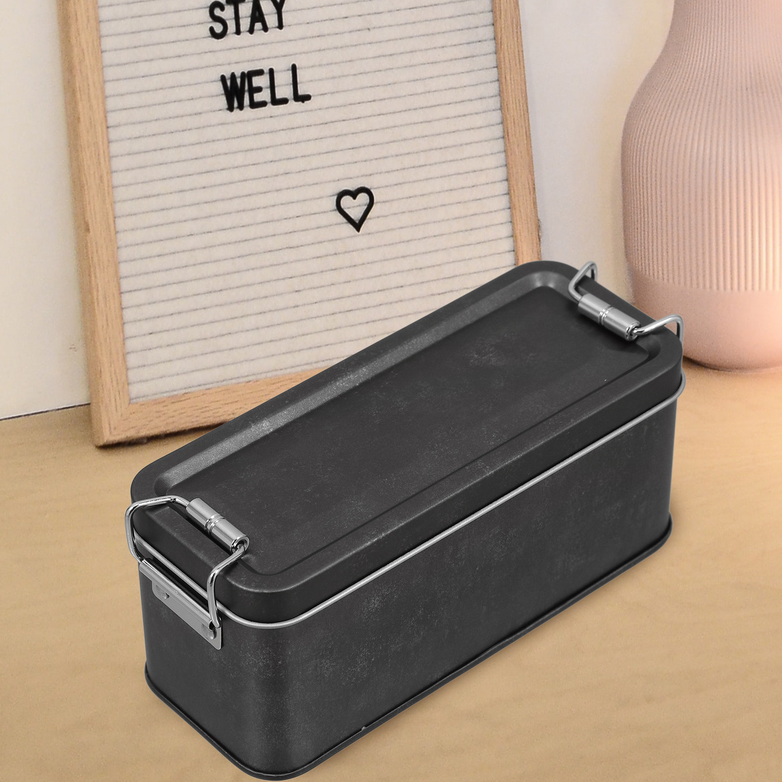 Premium Rectangular Tin Box wi - Tin Container Lid avis et prix