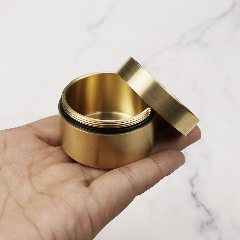 Brass Medicine Box Pill Jewelr - Tin Container Lid avis et prix
