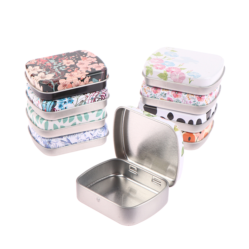 Mini Tin Box Metal Hinged with - Tin Container Lid avis et prix