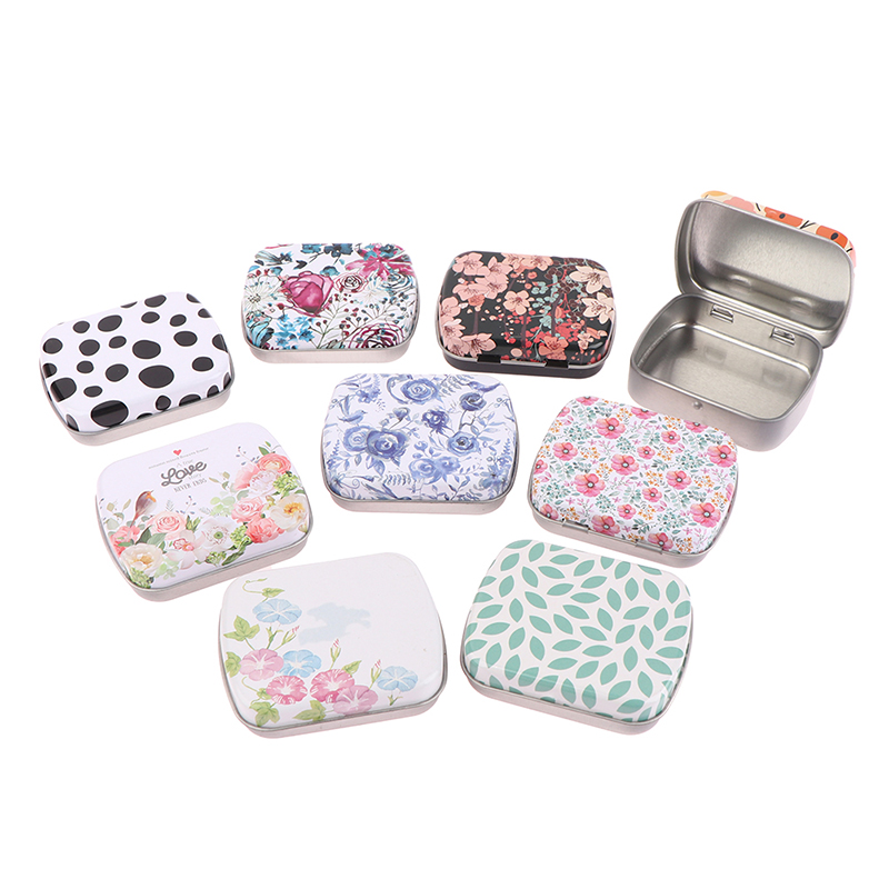Mini Tin Box Metal Hinged with - Tin Container Lid avis et prix
