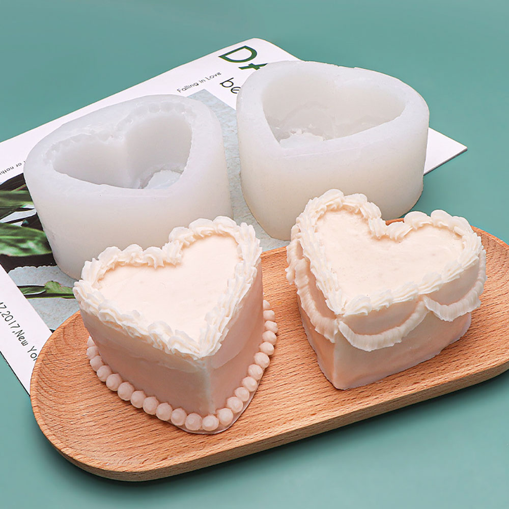 For Fun Heart Cake Shaped Cand - Candle Making Jelly avis et prix