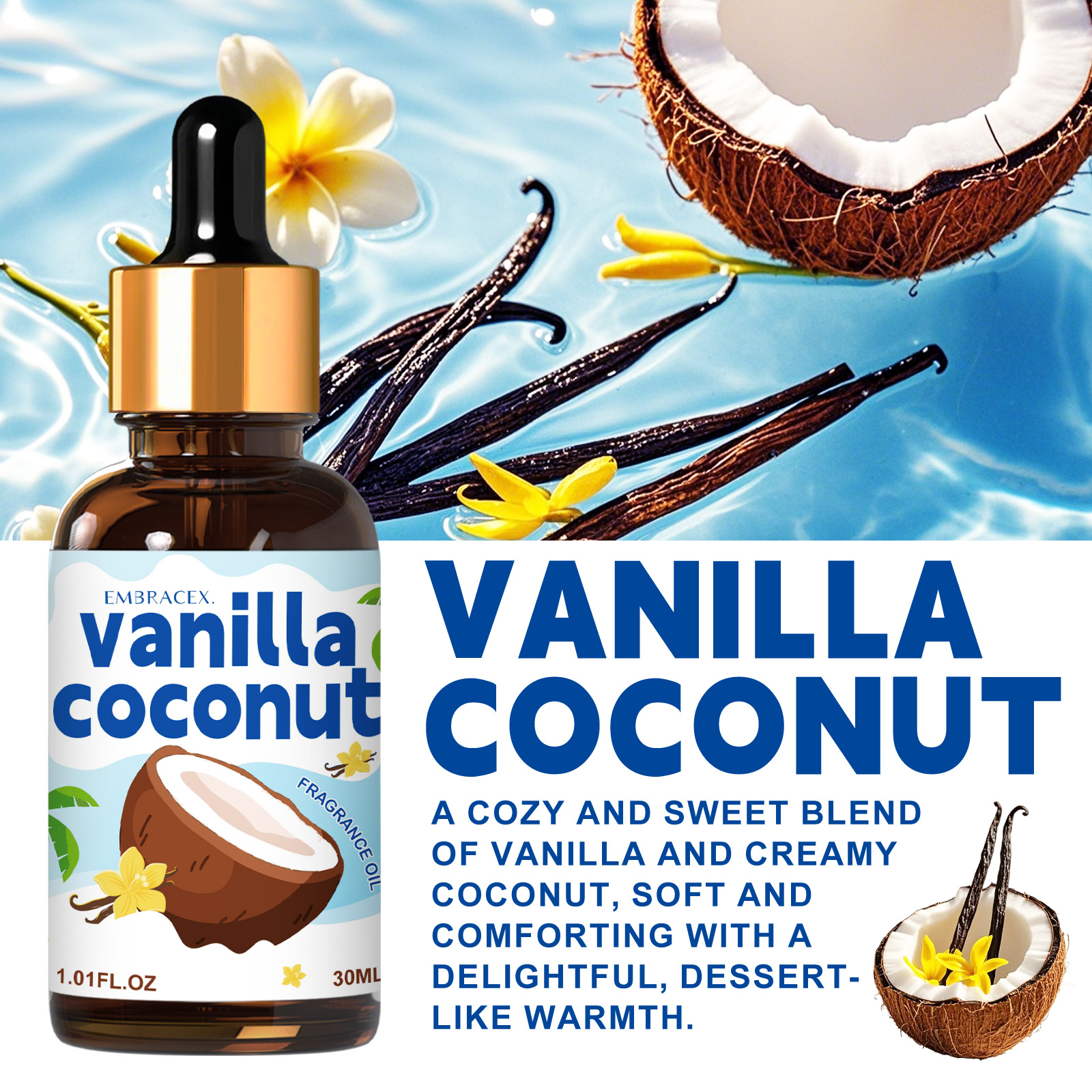 30ml Vanilla Coconut Essential - Candle Making Oil Scents avis et prix