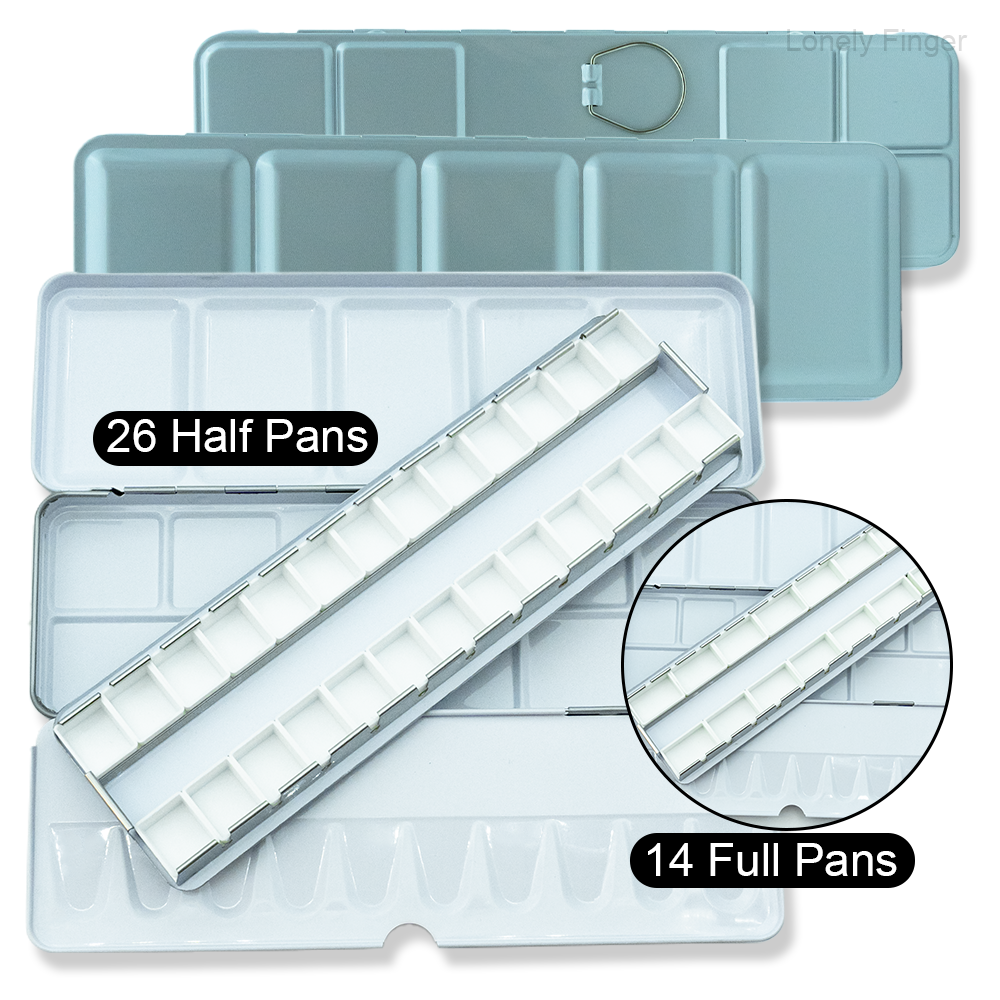 Travel Watercolor Paint Palett - Tin Container Lid avis et prix