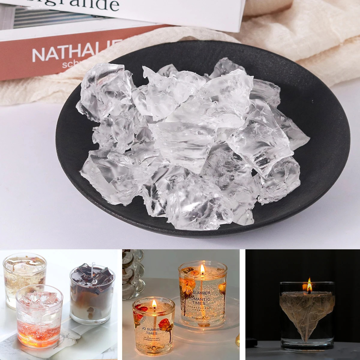 100G 7Colors Jelly Wax DIY Han - Candle Making Jelly avis et prix
