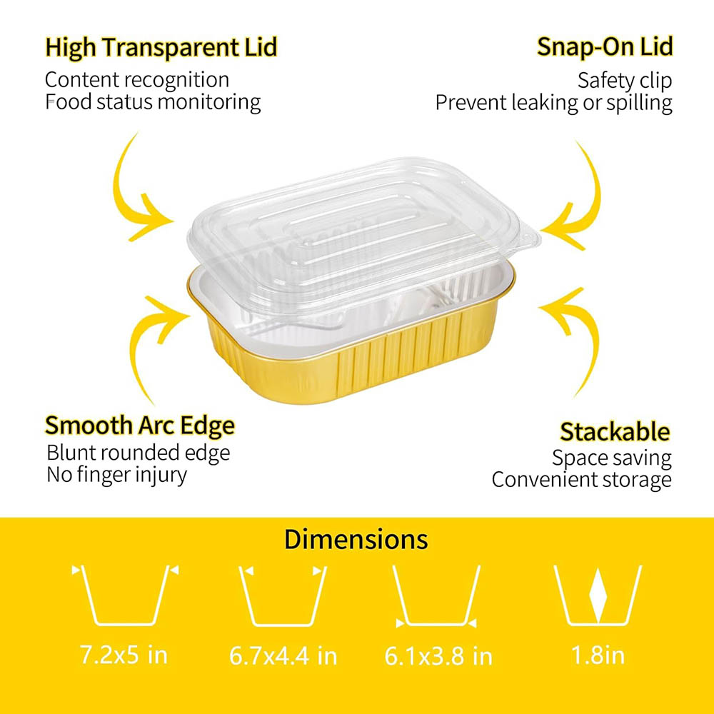 Small Aluminum Pans with Lids  - Tin Container Lid avis et prix