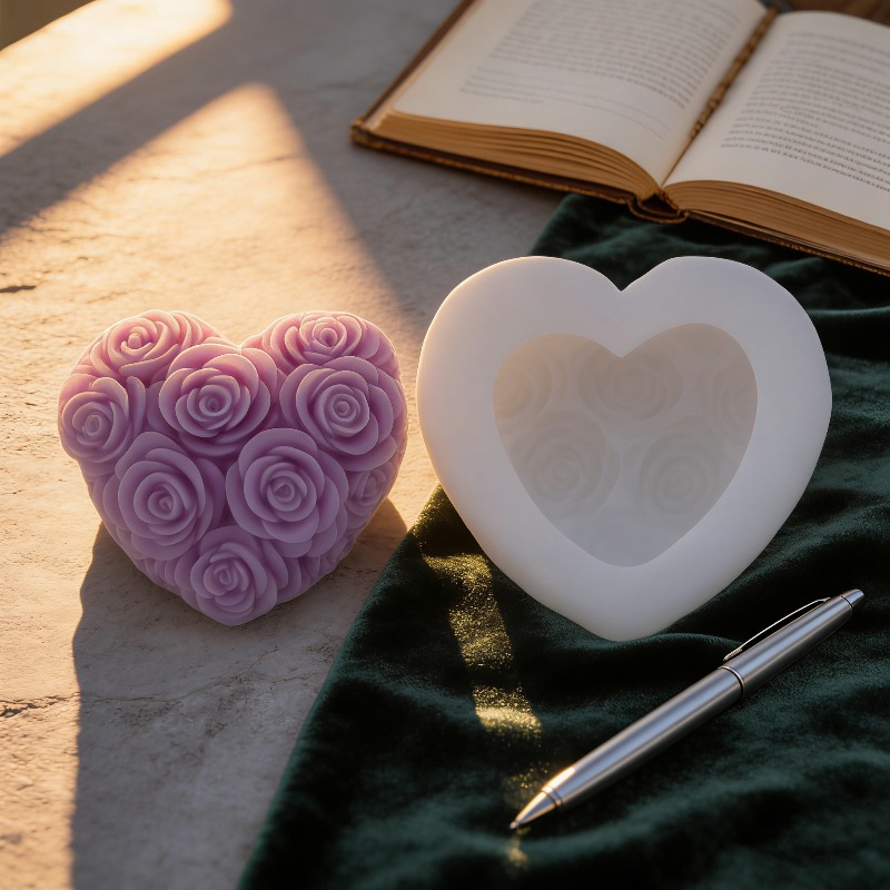 DIY Love Rose Flowers Valentin - Candle Making At Home avis et prix