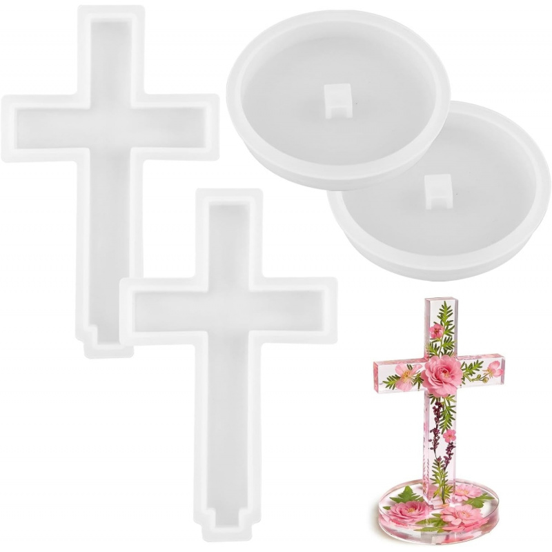 Two silicone molds with a base - Candle Making Ideas avis et prix