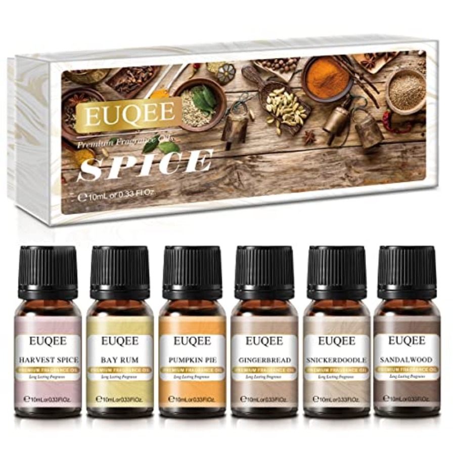 EUQEE 6PCS Spice Autumn Fragra - Candle Making Oil Scents avis et prix