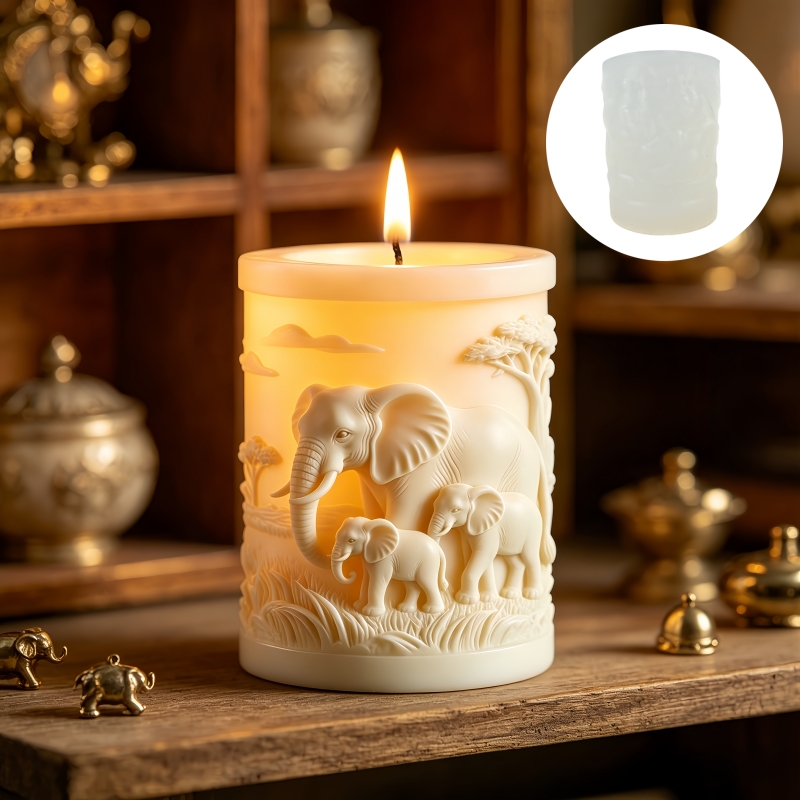Elephant and Elephant Child Cy - Candle Making For Kids avis et prix