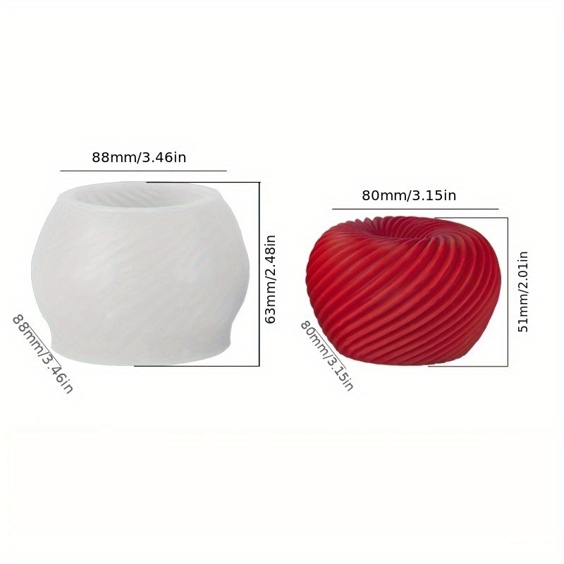 A trendy red apple silicone mo - Candle Making Ideas avis et prix
