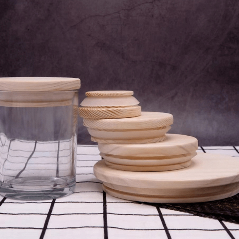 Wooden Lids Silica Gel Circle  - Candle Making Jars Wholesale avis et prix