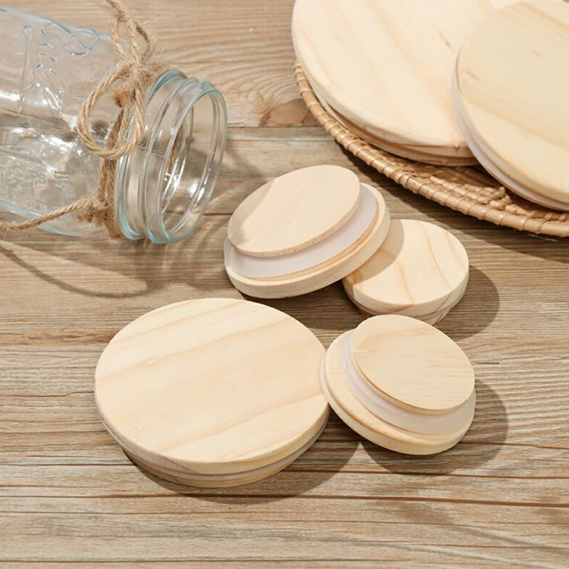 Wooden Lids Silica Gel Circle  - Candle Making Jars Wholesale avis et prix