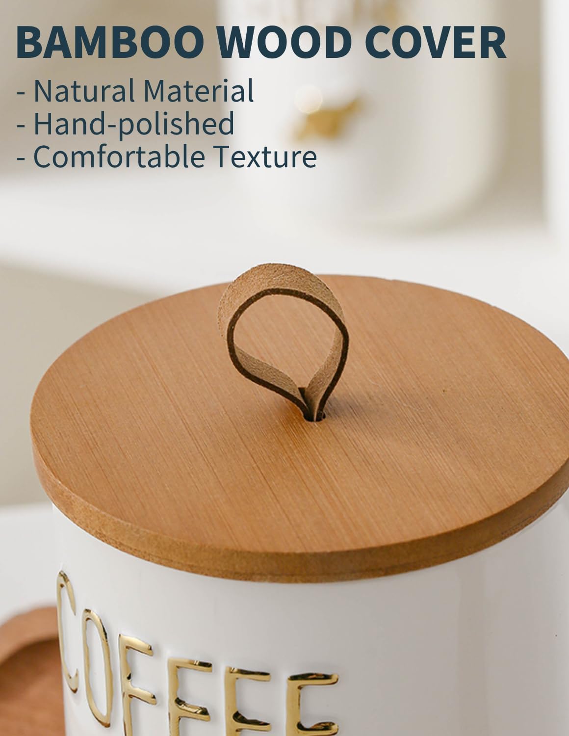 Ceramics Tea Canisters with Ai - Tin Container Lid avis et prix