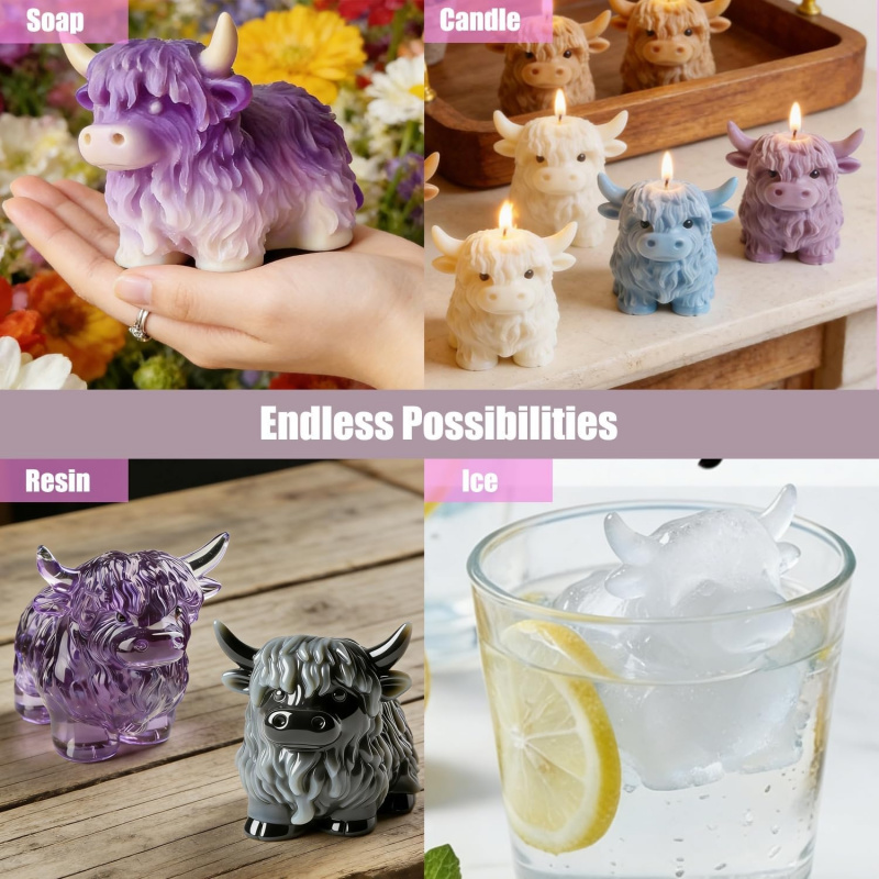 1 Pieces3DSilicone mold in the - Candle Making Jelly avis et prix