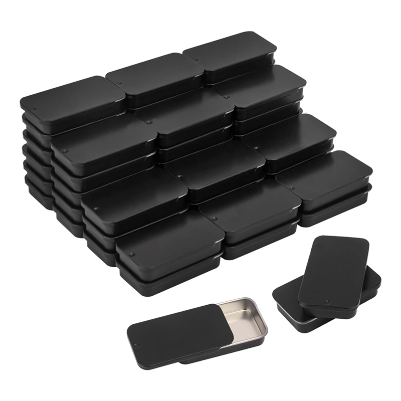 Slide Top Tin Containers Tin B - Tin Container Lid avis et prix