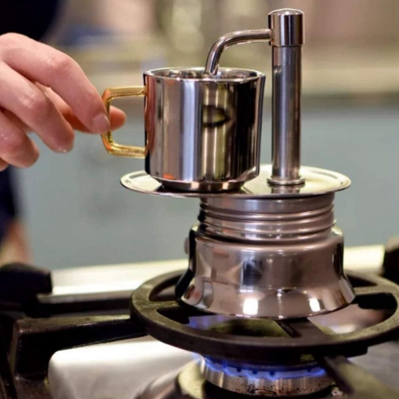 Single Spout Mocha Pot Stainle - Pour Pot Aluminum avis et prix