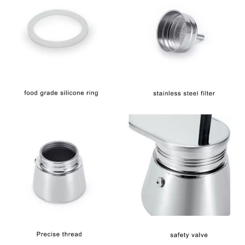 Single Spout Mocha Pot Stainle - Pour Pot Aluminum avis et prix