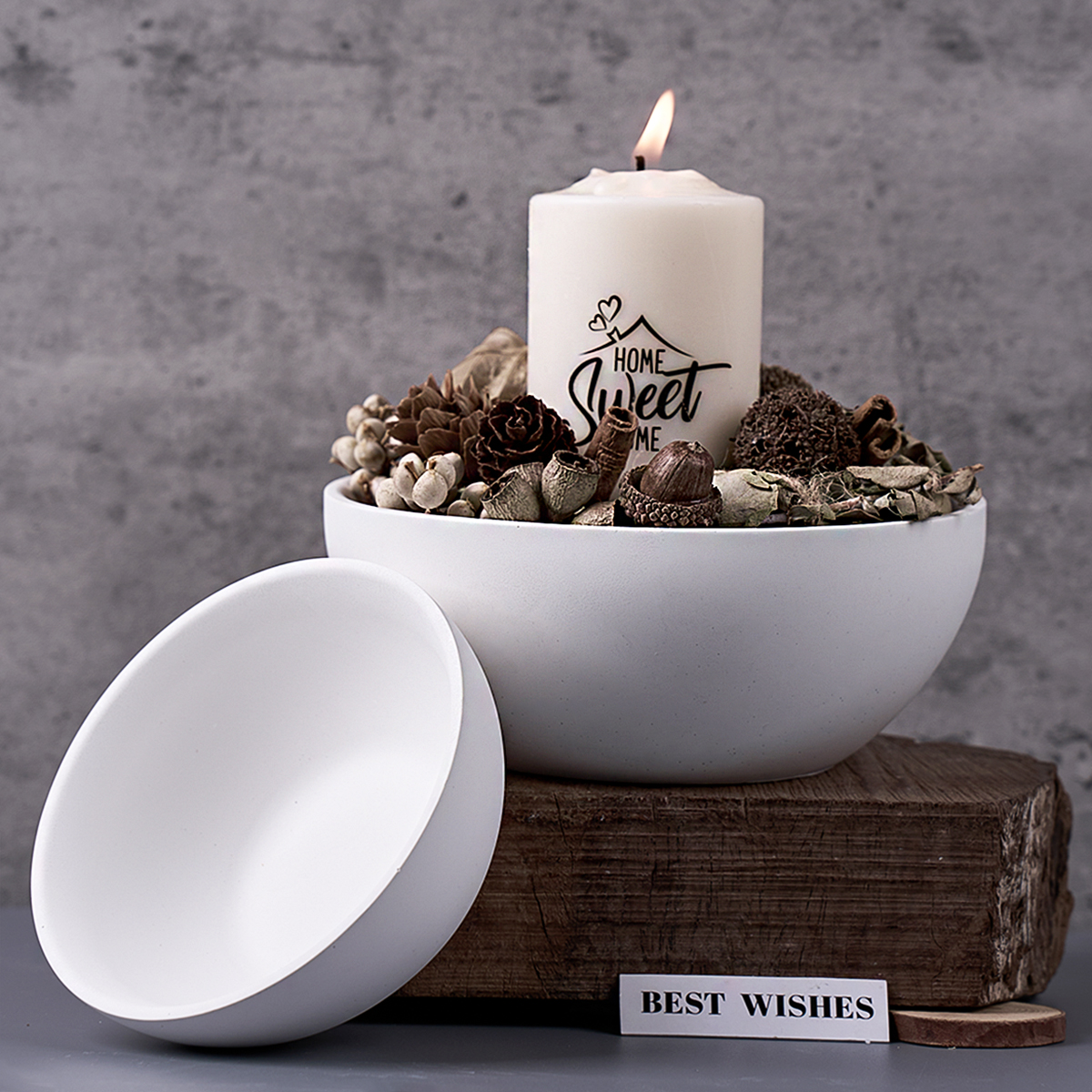Concrete Storage Bowl Silicone - Candle Making Jelly avis et prix