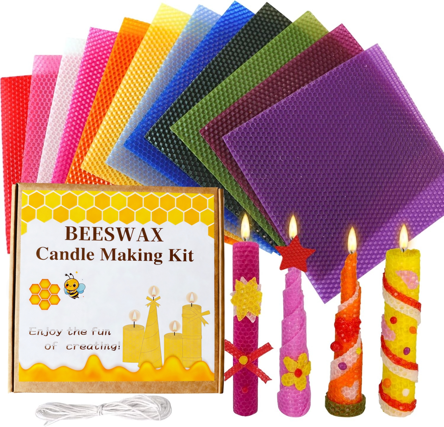 Beeswax Candle Making Kit 12pc - Candle Making For Kids avis et prix