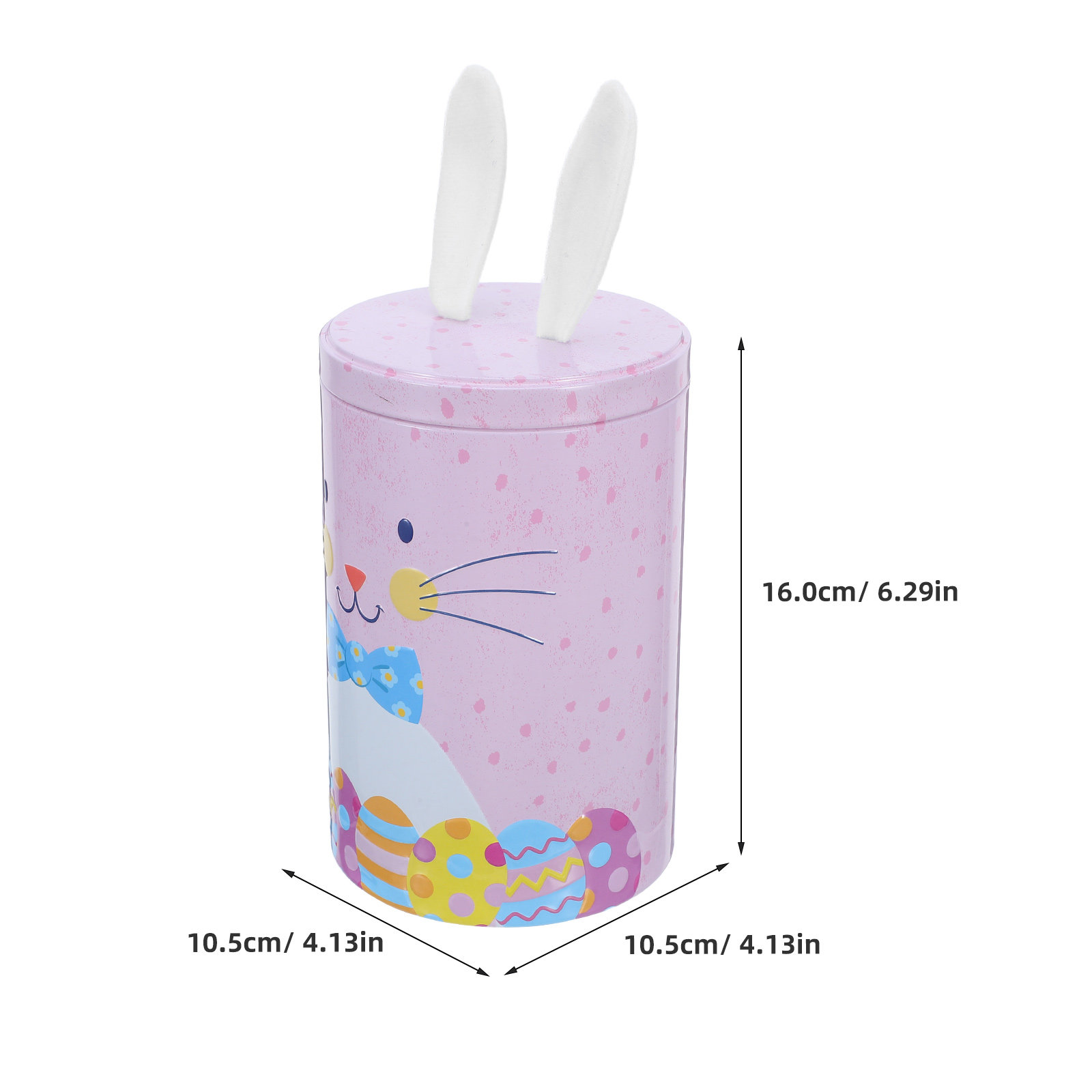 Bunny Easter Pocket Jar Pink D - Tin Container Lid avis et prix