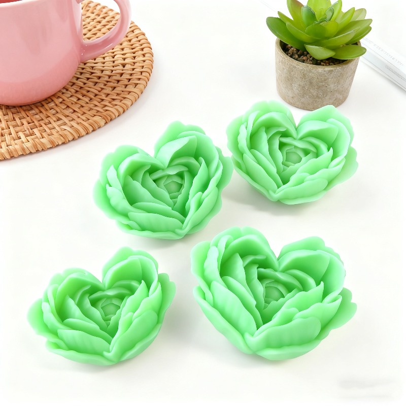 3D Love Flower Silicone Mold D - Candle Making Jelly avis et prix