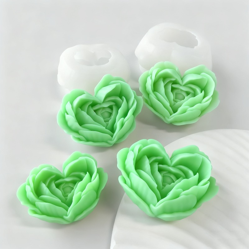 3D Love Flower Silicone Mold D - Candle Making Jelly avis et prix