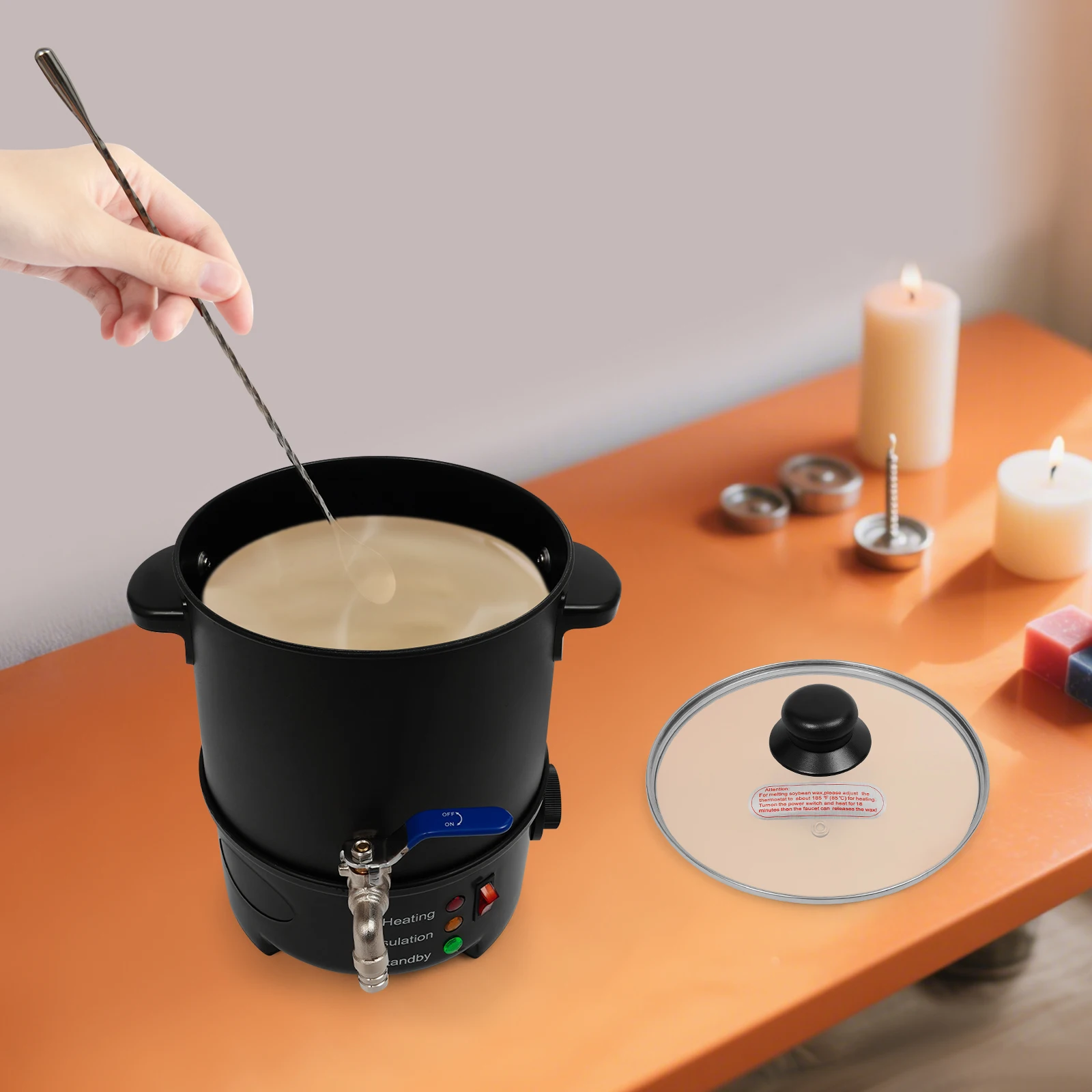4L Electric Wax Melter, 600W 1 - Candle Making Pot avis et prix