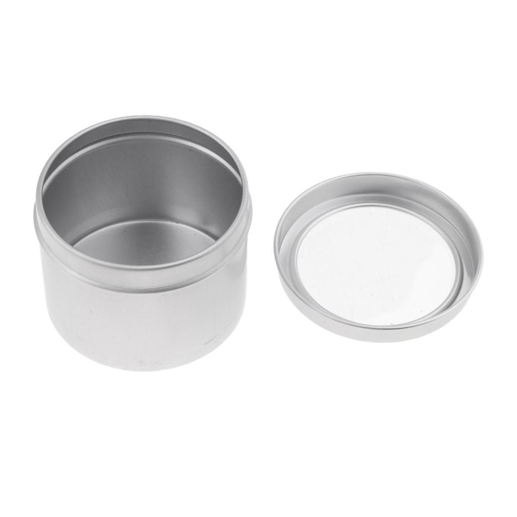 Empty Cosmetic Jars Aluminum T - Tin Container Lid avis et prix