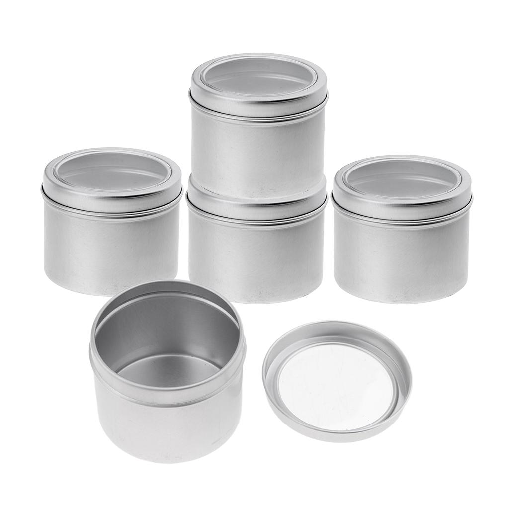 Empty Cosmetic Jars Aluminum T - Tin Container Lid avis et prix